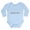 Sky Blue, variant on CafePress - Love You More Body Suit - Long Sleeve Cotton Baby Bodysuit