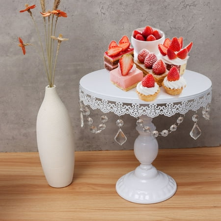 6pcs Set Crystal Metal Cake Holder Cupcake Stand And Towers