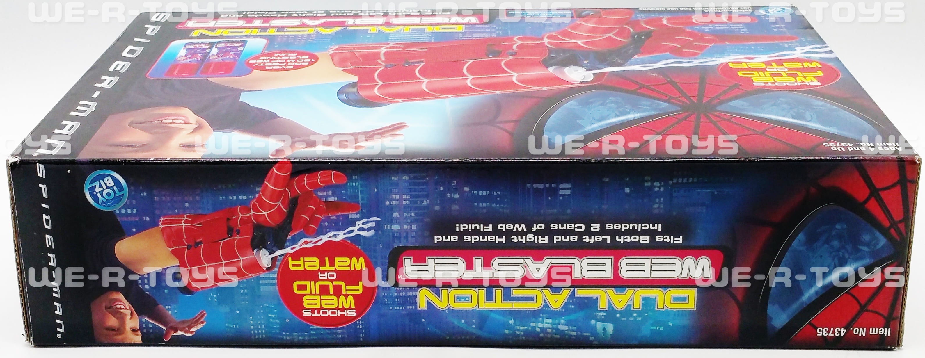 Marvel s Spider Man Dual Action Web Blaster Toy Biz 2001 No. 43735 NRFB