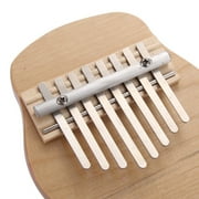 Mini Round Wooden 8 Keys Finger Thumb Piano Musical Instrument NEW Gift