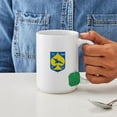thumbnail image 4 of CafePress - The Ghost Of Kyiv, Stand With Ukraine T Shirt Mugs - 15 oz Ceramic Large White Novelty Mug, 4 of 6