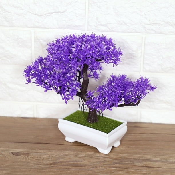 Planta en maceta de flores artificiales de bonsái de flores falsas para el hogar ANGGREK Otros