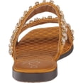 thumbnail image 3 of Sam Edelman Ezel Golden Yellow Squared Open Toe Embellished Slip On Flat Sandals (Golden Yellow, 5), 3 of 6