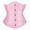 Pink, variant on Underbust Corsets Women Gothic Pink S