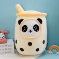 thumbnail image 1 of Simulation fruit milk tea cup pillow plush toy large bubble tea Doll Doll Gift   DMH, 1 of 7