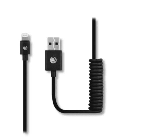 coiled lightning cable coiled lightning cable