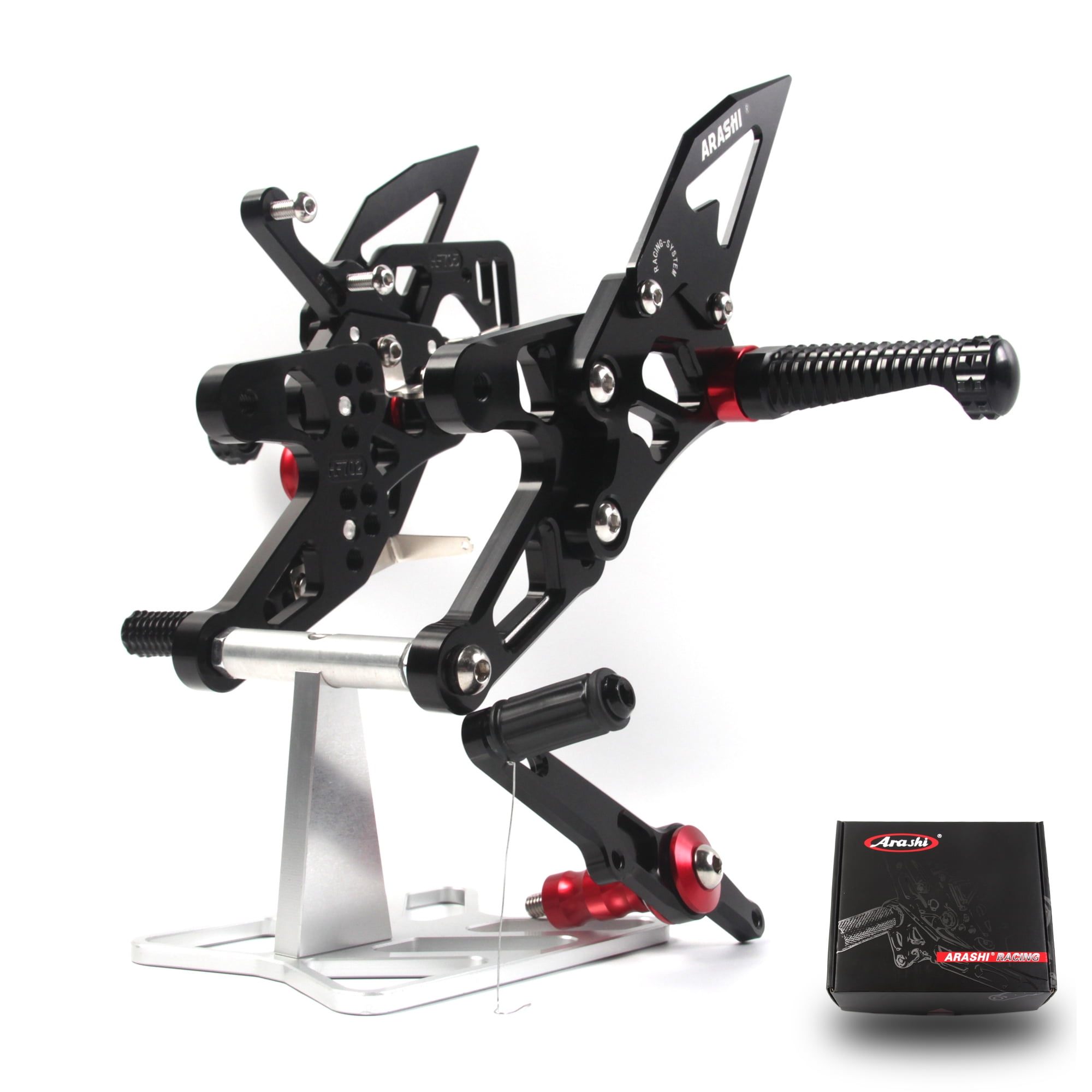 嵐 Arashi (Version 2.0) Adjustable Quick Shift Rearsets for Kawasaki