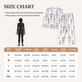 thumbnail image 5 of Uemuo Lavender Flowers Pattern Womens Pajama Sets,PJ Set for Women,Pajamas for Women Logo,Long Sleeve Pajama Set for Women,Soft Long Sleeve Top With Pants-Large, 5 of 9