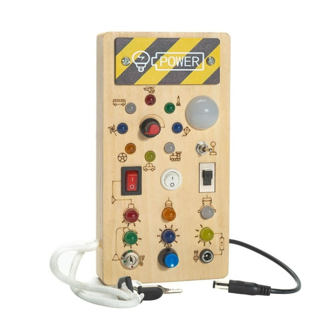 Switch Light Busy Board Developmental Toy Light Activity Board Fine Motor Skills