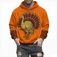 thumbnail image 5 of Women's Thanksgiving Hoodies Cute Turkey Graphic Pullover Sweatshirt Trendy Casual Long Sleeve Holiday Tops, 5 of 7
