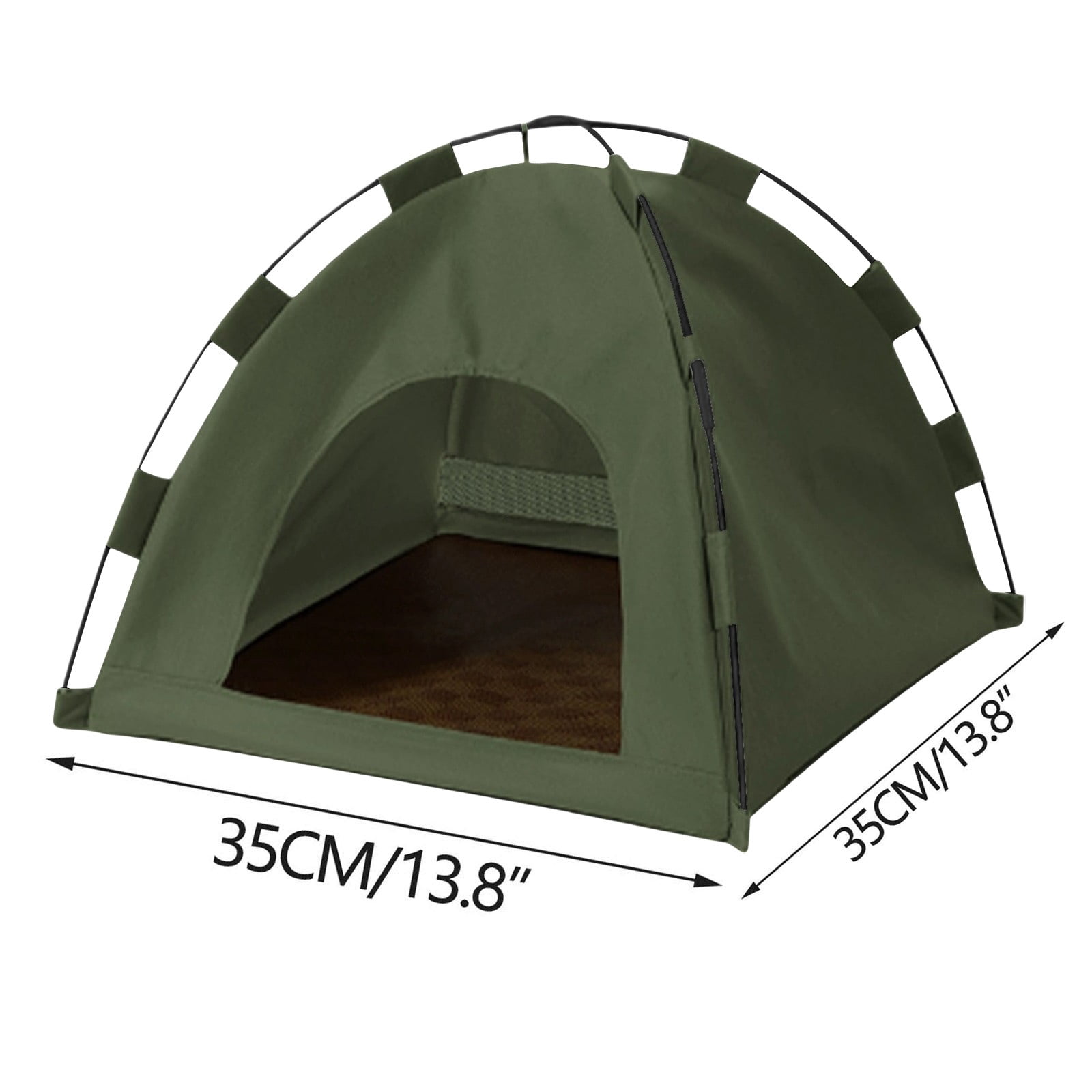 Roiihwy Cat Tent With Ground Nails Outdoor/Indoor 1.15ft, Cat and Dog Waterproof Tent House Washable, Cave Nest Bed for Cat, Bunny and Small Animal, GNS