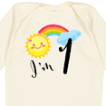 thumbnail image 4 of Inktastic I'm 1- First Birthday Sun Rainbow Boys or Girls Long Sleeve Baby Bodysuit, 4 of 5