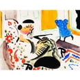 thumbnail image 3 of Sayen, Henry Lyman 24x19 Black Modern Framed Museum Art Print Titled - Calligraphic Interior, 3 of 5