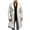 Gray, variant on Lovskoo 2024 Mens Winter Coats Faux Fur Jacket Thick Warm Long Sleeve Open Front Cardigan Faux Furry Long Coat Jacket Solid V-Neck Outerwear Gray