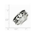 thumbnail image 2 of Mens Claddagh Ring in Sterling Silver, 2 of 4