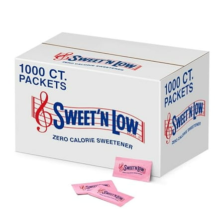Best by: 02/19/2027 Sweet N Low Zero Calorie Sweetener Packets  1000 Ct  Kosher & Gluten Free  Low Glycemic Index  Individual Tea and Coffee Sweetener Packets