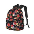thumbnail image 2 of Fotbe Red Rose Flower Lightweight Casual Laptop Backpack for Men and Women, Daily use Waterproof backpack, Backpack for College, 2 of 8