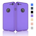 thumbnail image 1 of iPhone 8 Case, iPhone 7 Case, Hard Plastic Case 360 Full Body Shockproof Heavy Duty Protection With Tempered Glass Screen Protector Case For Apple iPhone 7 / iPhone 8 -Space Black, 1 of 1