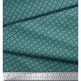 thumbnail image 3 of Soimoi Blue Cotton Voile Fabric Dot & Diagonal Stripe Printed Fabric 1 Yard 42 Inch Wide, 3 of 3