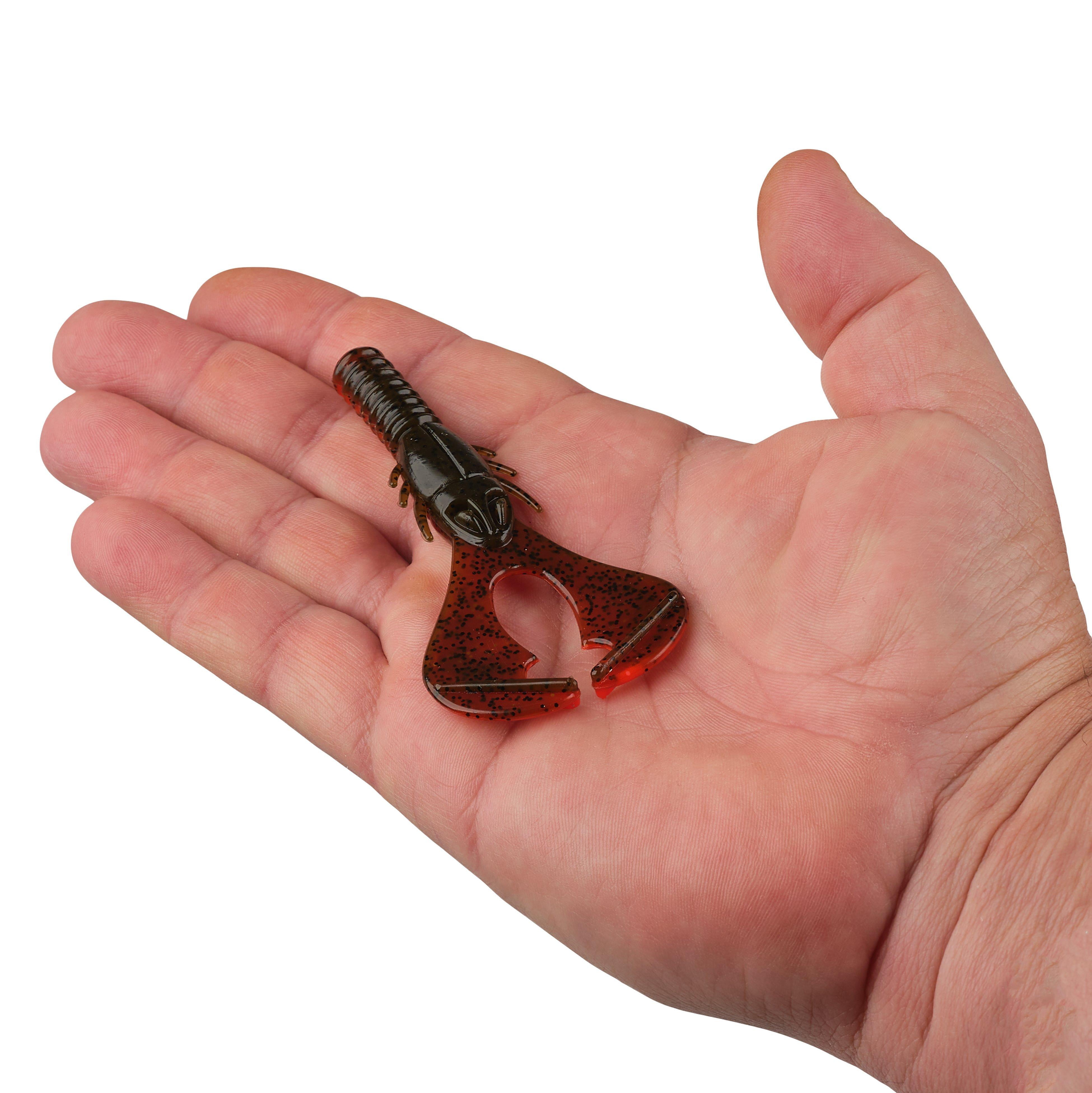 Berkley PowerBait® Shape 108, 3.5 in, Hot Craw