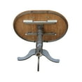 thumbnail image 3 of 36" Round Top Pedestal Table with 12" leaf - 35.3"H - Counter Height, 3 of 9