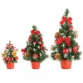 thumbnail image 2 of FYCONE Mini Artificial Christmas Tree, Christmas Decoration for Table and Desk Tops Small Christmas Pine Tree, Perfect Tabletop Xmas Decoration for Your Home and Office, 2 of 9