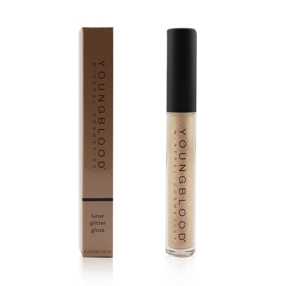 Brillo de labios Youngblood Clean Luxury Cosmetics Lunar Glitter