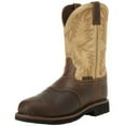 thumbnail image 1 of Justin Boot Company Mens Waxy Brown Steel Toe Work Boots, 1 of 7