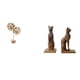 thumbnail image 1 of Escultura de hoja de metal, estatua de hoja, figura artística, figura de mesa, estatua de gato, sujetalibros, hierro, resina, material de madera, adec, 1 of 8