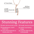 thumbnail image 6 of Cate & Chloe McKenna 18k Rose Gold Plated Pendant Necklace with Swarovski Crystals Gift for Women, 6 of 7