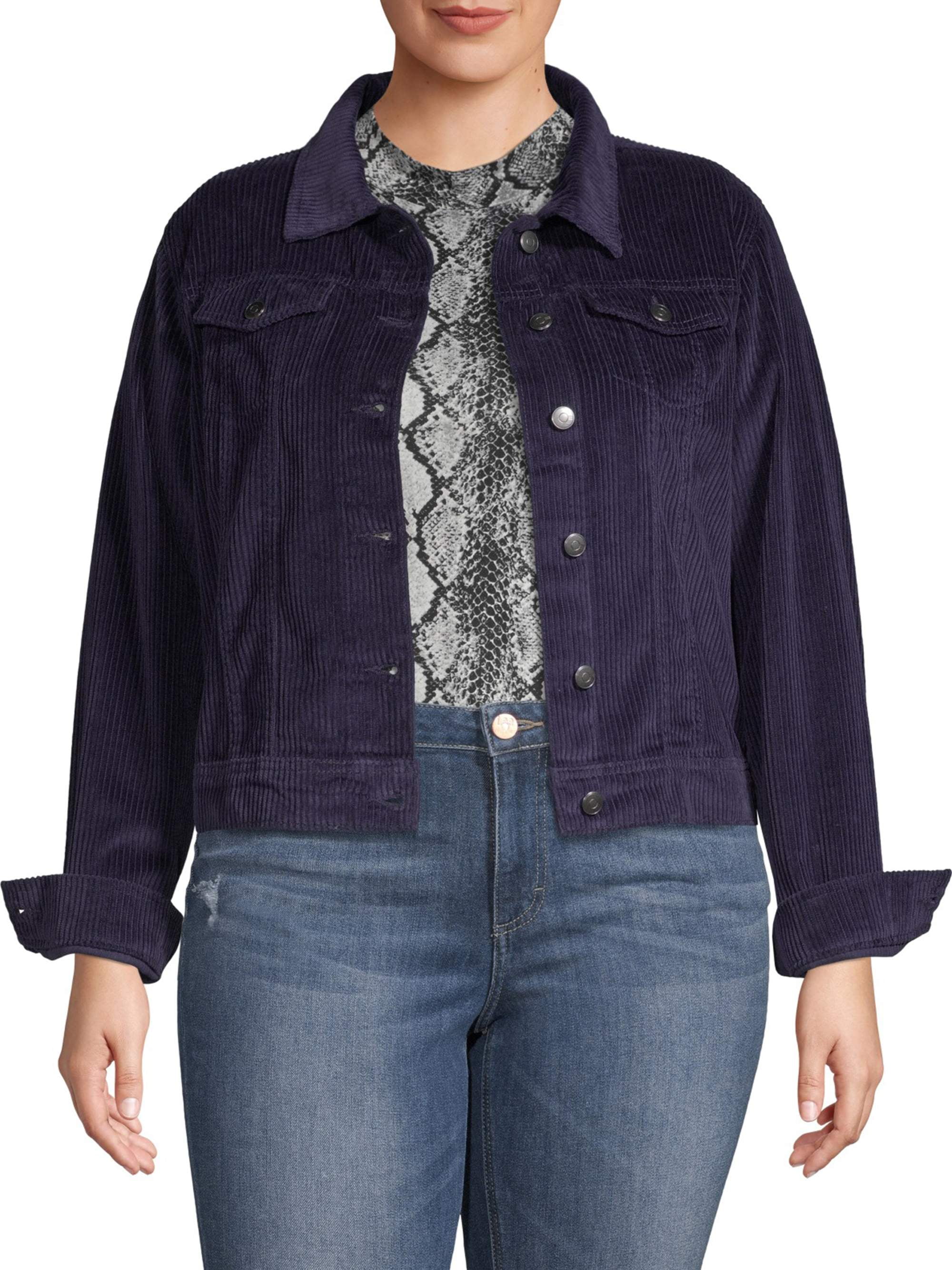 plus size corduroy jacket