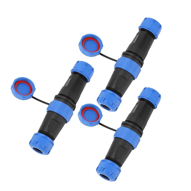 Conector De Cable De Cable Eléctrico Industrial, Conector De Mamparo De Aviación Impermeable IP68 AC500V 30A Para Instrumentación