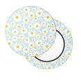 thumbnail image 3 of Goofa Daisies Flowers Printed Stool Covers Round, Waterproof Round Bar Stool Covers Anti-Slip Round Bar Stool Seat Cover with Elastic Bands Durable -, 3 of 7