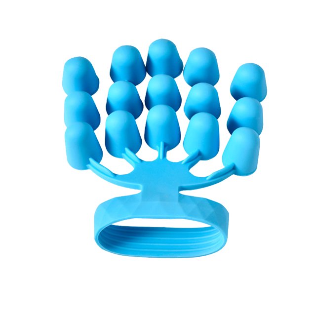 Fortalecedor de dedos Ejercitador de dedos portátil para rehabilitación Fitness (Azul) Ehuebsd Libre de BPA