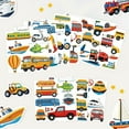 thumbnail image 3 of 12 Sheets 12 Style PVC Stickers Heat Transfer Film for Window Decoration Vehicle 140x140mm 1 sheet/style, 3 of 8