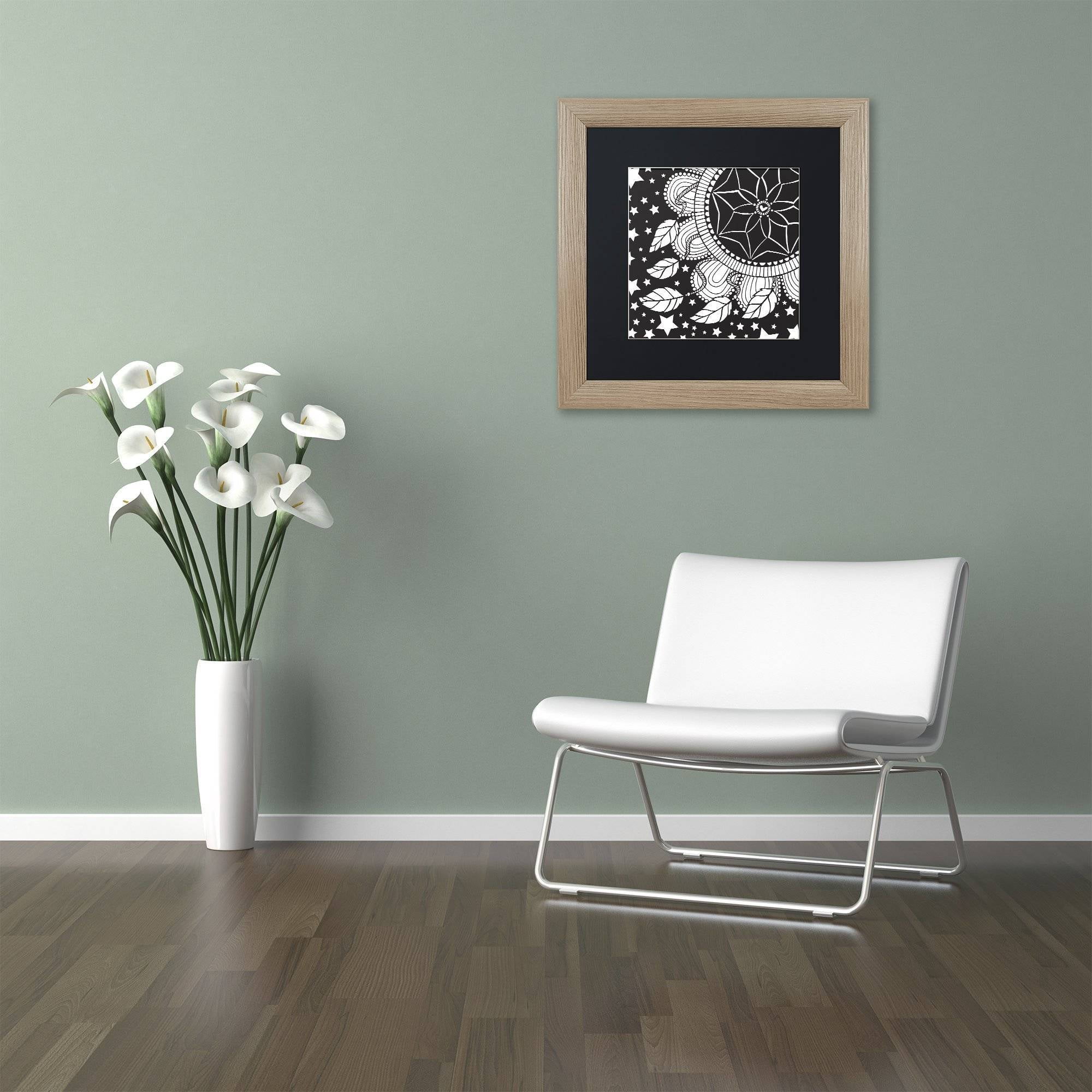 Trademark Fine Art "Dream Catcher" Canvas Art by Hello Angel, Black Matte, Birch Frame
