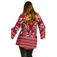 thumbnail image 2 of Avenue Women's Plus Size Broadway Place Tunic V-Neck Wide 3/4 Length Sleeve Pull-Over Fit, 2 of 2