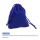 thumbnail image 4 of Bolsas de terciopelo con cordón de 2.76x3.54 pulgadas, bolsas de regalo, fundas para joyas, azul oscuro, 25 piezas, 4 of 6