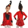 thumbnail image 1 of MSemis Girls Sequins Dance Dress Ballet Gynmastics Leotard Modern Jazz Latin Dancewear, 1 of 4