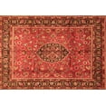 thumbnail image 1 of Ahgly Company Indoor Rectangle Persian Orange Traditional Area Rugs, 6' x 9', 1 of 1