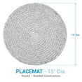 thumbnail image 4 of Park Designs Bluestone Braided Placemat Set of 6, 4 of 5