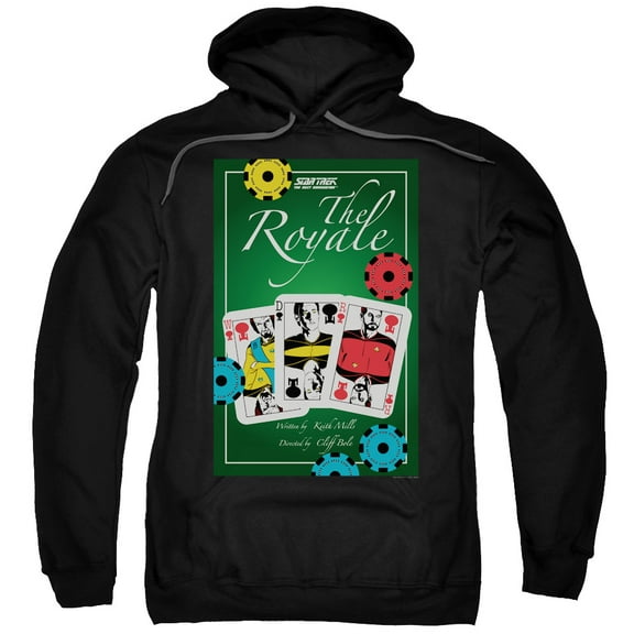 Star Trek Tng Season 2 Episode 12 Adult Pullover Hoodie Sweatshirt Black