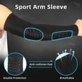 thumbnail image 4 of Padded Elbow Forearm Sleeves Shock-Absorbing Arm Protective Pad for Basketball Combat Sports, 4 of 8