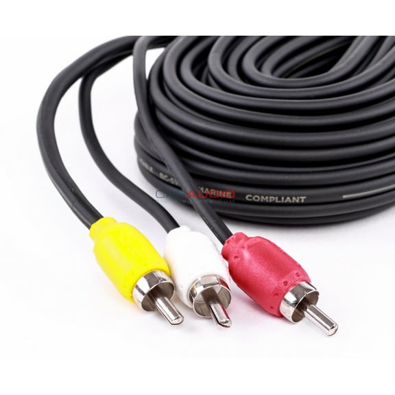 T-Spec V6RCA-17AV V6 Series 17 Ft Audio/Video Cable 2 Channel W/ Molded Abs End