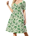 thumbnail image 2 of Frog life Vestido de manga corta vestido de noche de mujer Vestido de noche de mujer, 2 of 7