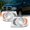 Chrome Housing, variant on AKKON - For 2007 2008 2009 Dodge Durango Headlights Front Lamps Pair Direct Replacement Left + Right