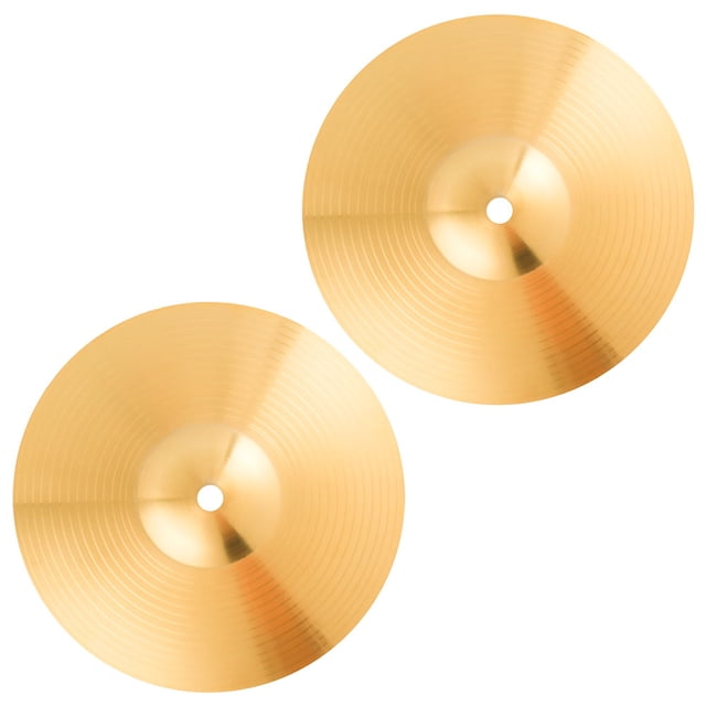 OULII 2pcs Creative Brass Cymbals For Jazz Drums Easy Installation Practical Drum Accessories And Percussionists