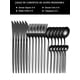 thumbnail image 4 of Juego de Cubiertos Dorados, Servicio de Cucharas y Tenedores para 6 Personas, Accesorios de Cocina, Utensilios, Vajilla, Apto para Lavavajillas,, 4 of 8
