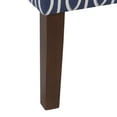 thumbnail image 5 of HomePop Classic Swoop Accent ArmChair - Cream and Blue Geometric, 5 of 10