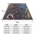thumbnail image 4 of Lsque Five Nights At Freddy'S Pattern Fuzzy Fleece Throw Blanket Extra Large,Super Soft,Fluffy and Warm Blankets for Couch,Bed,All Season Use (60"x50"), 4 of 7